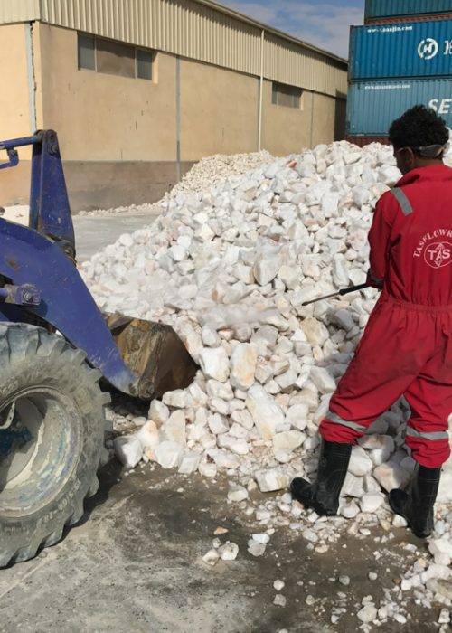 Quartz rock per ton