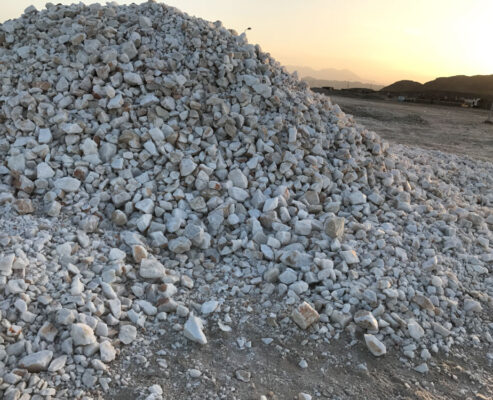 Quartz rock per ton