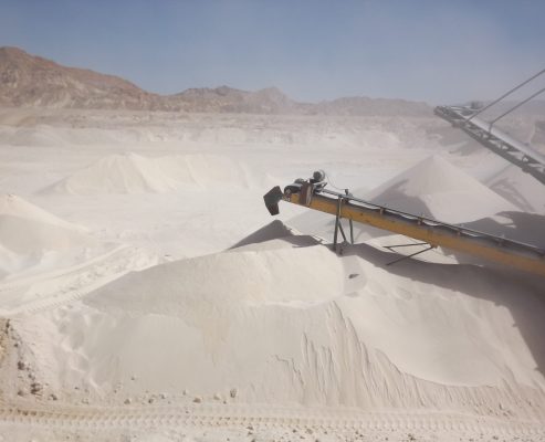 sand used for glass making